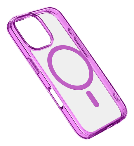 Cover Cellular Line ICONICMAGIPH16PRMP IPHONE ICONIC MAG Pink e Clear