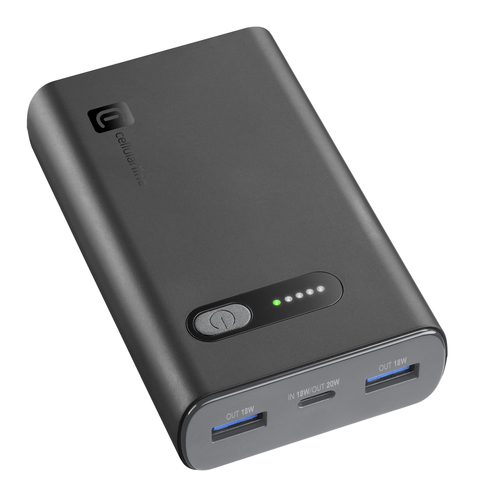 Power bank Cellular Line PBFAST01PD10000K FAST CHARGER Power Delivery 