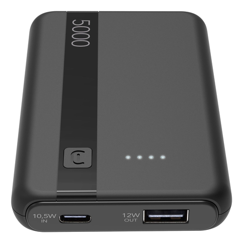Power bank Cellular Line PBENTRY5000K Black