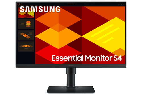 Monitor Samsung LS24D406GAUXEN ESSENTIAL S4 Pivot Black