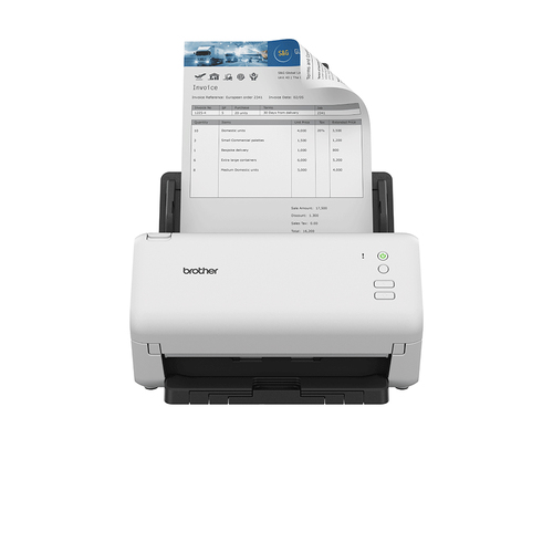 Scanner Brother ADS 4100 White e Black