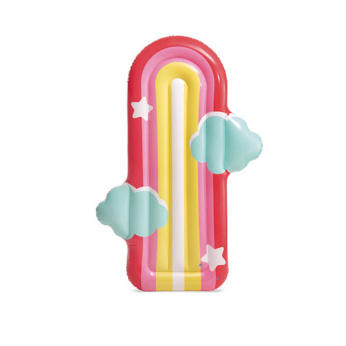 Materassino gonfiabile Intex 58729EU Rainbow con nuvole Multicolor