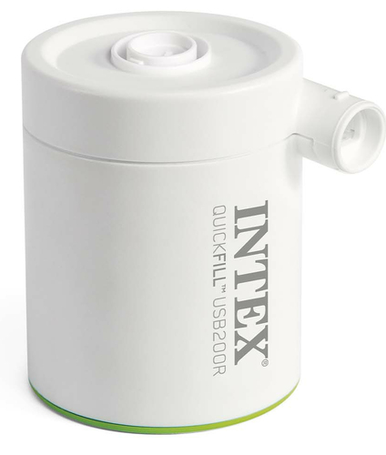 Gonfiatore Intex 66637 Elettrico ricaricabile QuickFill USB200R 200 lt