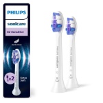 PHILIPS - Spazzolino ricambio Philips HX6052 87 SONICARE S Sensitive White