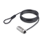 Startech.Com - Cavo con lucchetto Startech.Com SNANOC4D LAPTOP LOCK Nano Slot Gray