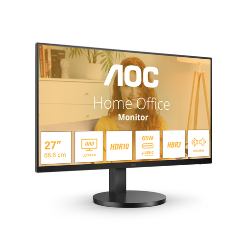 Monitor Aoc U27B3CF UHD Black