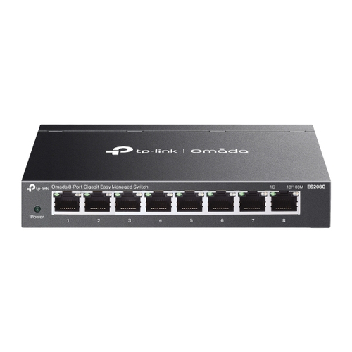 Switch di rete Tp Link ES208G OMADA Easy Managed Black