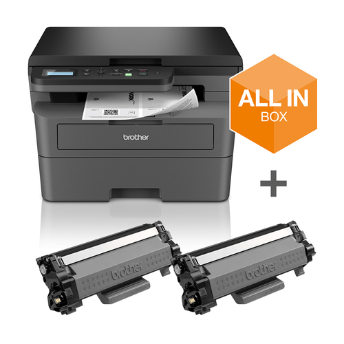 Multifunzione Brother DCPL2627DWXL ALL IN BOX Grey e Black