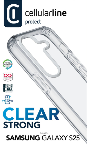Cover Cellular Line CLEARDUOGALS25T GALAXY AI S25 CLEAR STRONG Clear