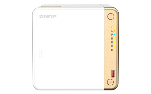 NAS Qnap TS 462 4G 4 Bay White e Gold