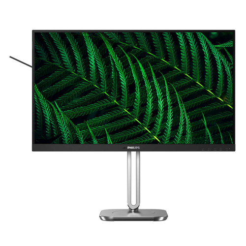 Monitor Philips 27B2G5500 00 5000 SERIES QHD Pivot Gray e Silver