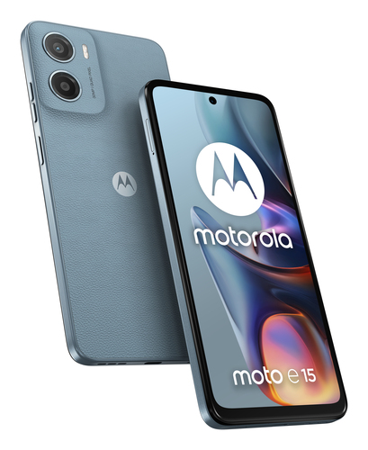 Smartphone Motorola PB6S0000SE MOTO E15 Misty blue