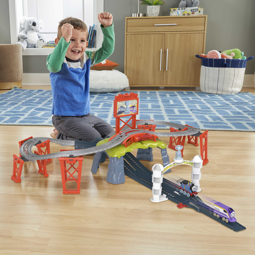 Pista treno Fisher Price HFW03 THOMAS & FRIENDS Sodor Cup con Thomas e