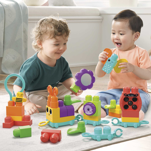 Prime attività Mega Bloks HKN44 Mega Blocks Bruco Muovi e Suona con 30