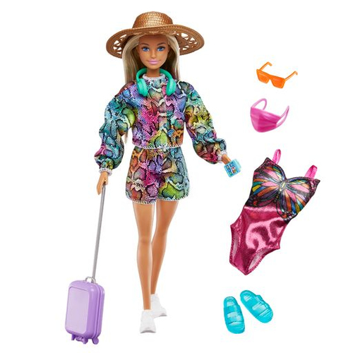 Bambola Mattel HGM54 BARBIE Holiday Fun