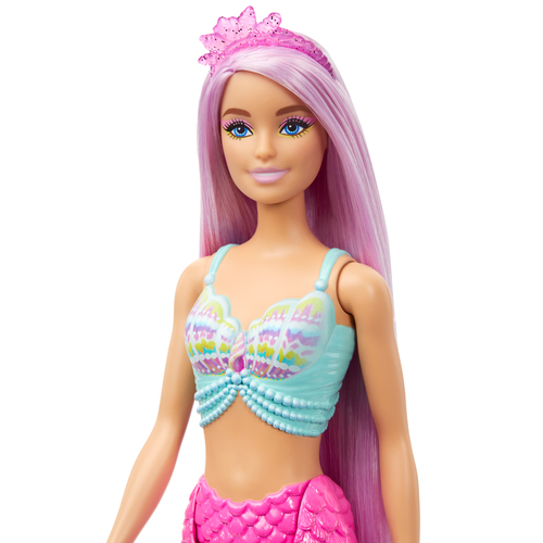 Bambola Mattel HRR00 BARBIE Sirena Capelli Fantasia