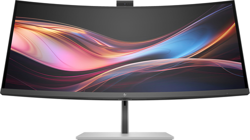 Monitor Hp 8K157UT SERIE 7 PRO 734pm WQHD Conferencing Silver e Black