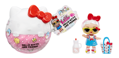 Bambola Mga 523857 LOL SURPRISE Loves Hello Kitty Friends Tots Assorti