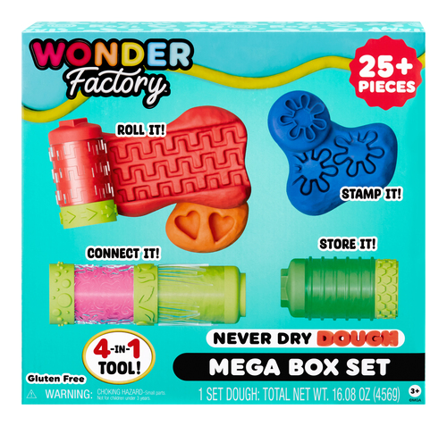 Pasta modellabile Mga 595137 WONDER FACTORY Dough Super Box Assortito