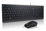 LENOVO - Tastiera e mouse Lenovo 4X31R64420 ESSENTIAL Wired Combo Black