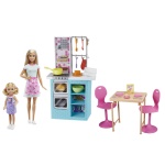 Mattel - Set bambola Mattel HBX03 BARBIE Cucina Sister Baking