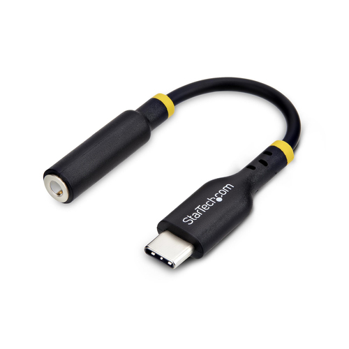 Adattatore audio Startech.Com USBCAUDIO2 USB C a Jack 3,5 mm Black