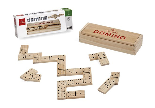 Gioco Dal Negro 53817 Domino in Legno con Scatola