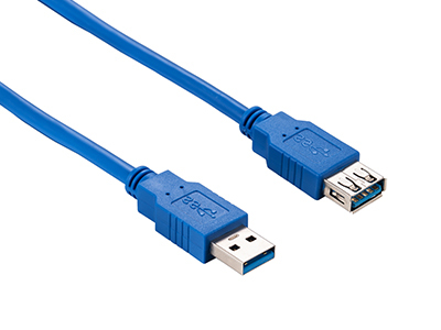 Cavo USB Hamlet XCU3A MF18 3.0 Prolunga Black
