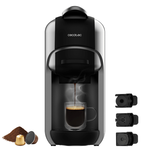 Macchina caffè Cecotec 00648 FREESTYLE Compact Black e Grey
