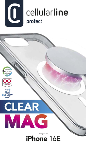 Cover Cellular Line CLEARMAGIPHSE4T IPHONE 16e CLEAR MAG Clear