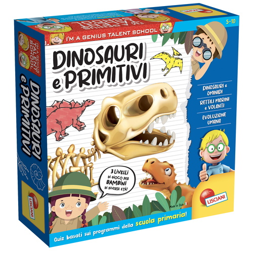 Gioco educativo Lisciani 100507 I'M A GENIUS Dinosauri e Primitivi