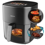 Cecotec - Friggitrice Cecotec A01 EU01 100500 CECOFRY&GRILL Duoheat 6500 Black