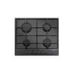 Piano cottura gas Glem Gas GT64NC Matt black