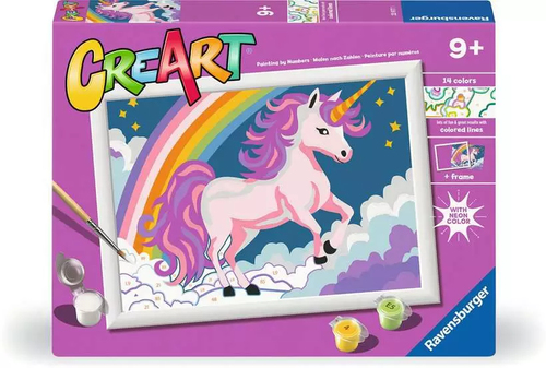 Creativo Unicorno Rosa Neon Ravensburger 23977 CREART