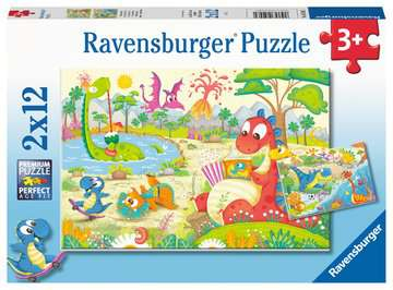 Puzzle Ravensburger 5246 Dinosauri giocosi