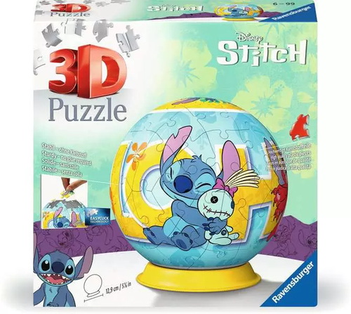 Puzzle Ravensburger 11596 3D Puzzleball Stitch