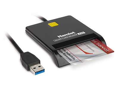 Lettore smart card Hamlet - Accessories Non Cons HUSCR A30 USB A Black
