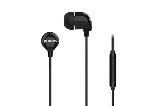 Auricolari microfono filo Philips TAE2146BK 00 2000 SERIES Rich bass B