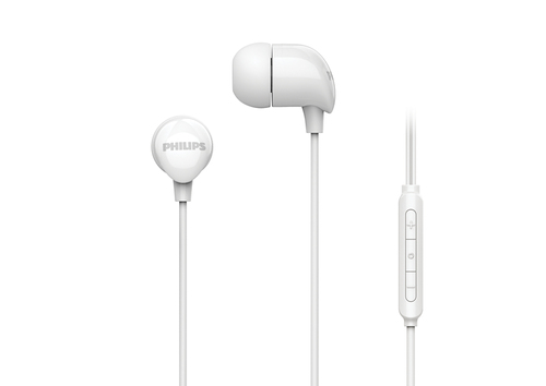 Auricolari microfono filo Philips TAE2146WT 00 2000 SERIES Rich bass W