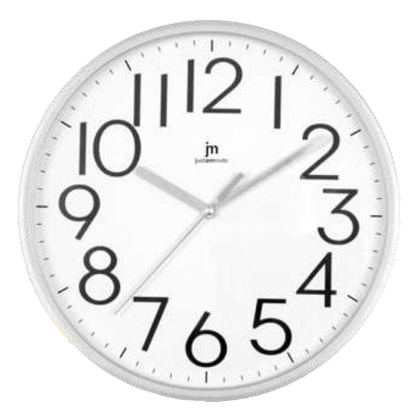 Orologio da parete Lowell 00712S JUSTAMINUTE Silver
