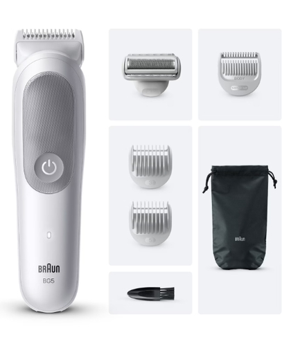 Depilatore Braun BG5550 SERIES 5 Body Groomer 2in1 Silver
