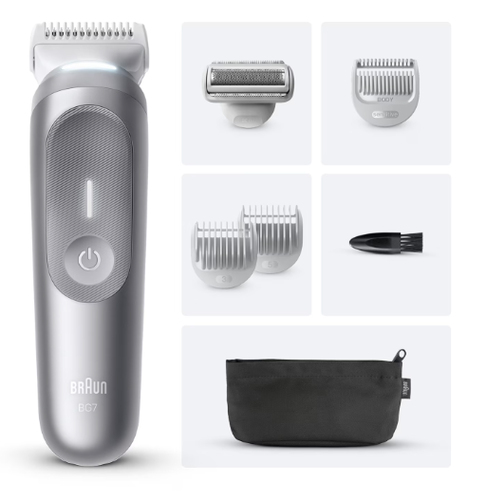 Depilatore Braun BG7550 SERIES 7 Body Groomer 2in1 Silver