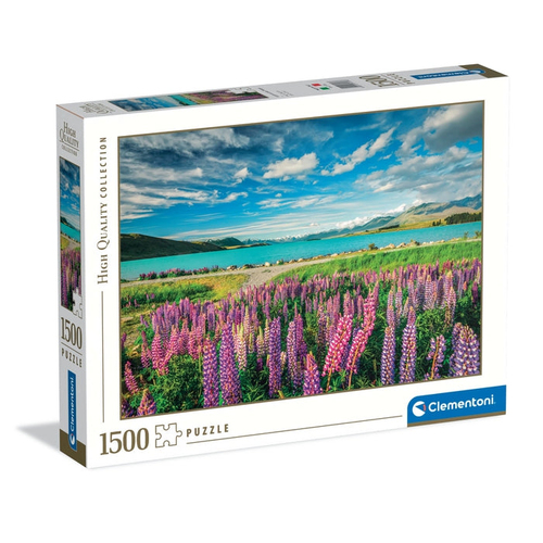 Puzzle Clementoni 31728 HIGH QUALITY COLLECTION Lupins at Lake Tekapo