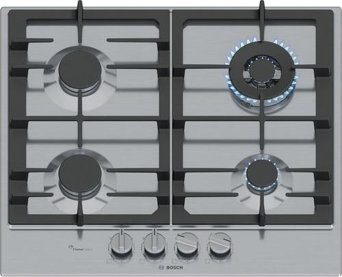 Piano cottura gas Bosch SERIE 6 PCH6A5I90 FlameSelect Inox