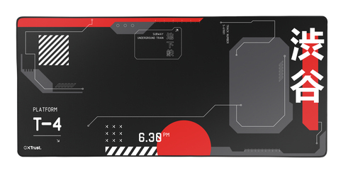 Tappetino mouse Trust 25716 GXT 759 XXL Japan black