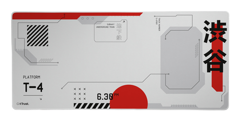 Tappetino mouse Trust 25717 GXT 759 XXL Japan white