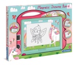 Clementoni - Lavagna gioco Clementoni 18569 Magnetic Drawinc Board Unicorns