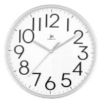 Lowell - Orologio da parete Lowell 00712S JUSTAMINUTE Silver