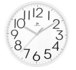 Lowell - Orologio da parete Lowell 00712|B JUSTAMINUTE Bianco