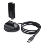 Startech.Com - Adattatore Startech.Com AX54005A USB WIFI 6E AX5400 Black